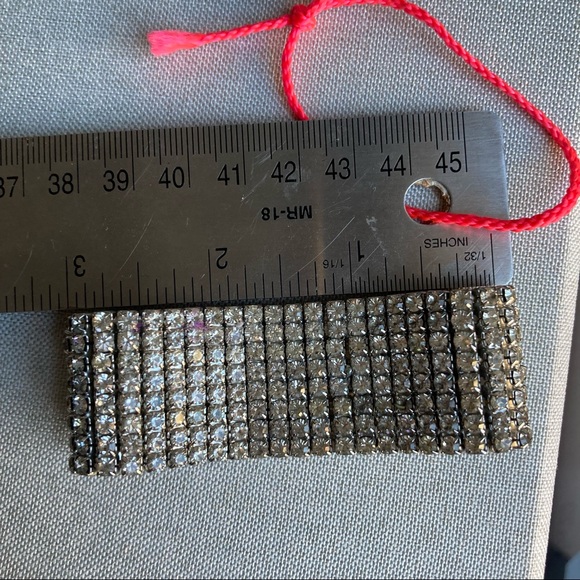 Rhinestone elastic bracelet - Picture 6 of 10